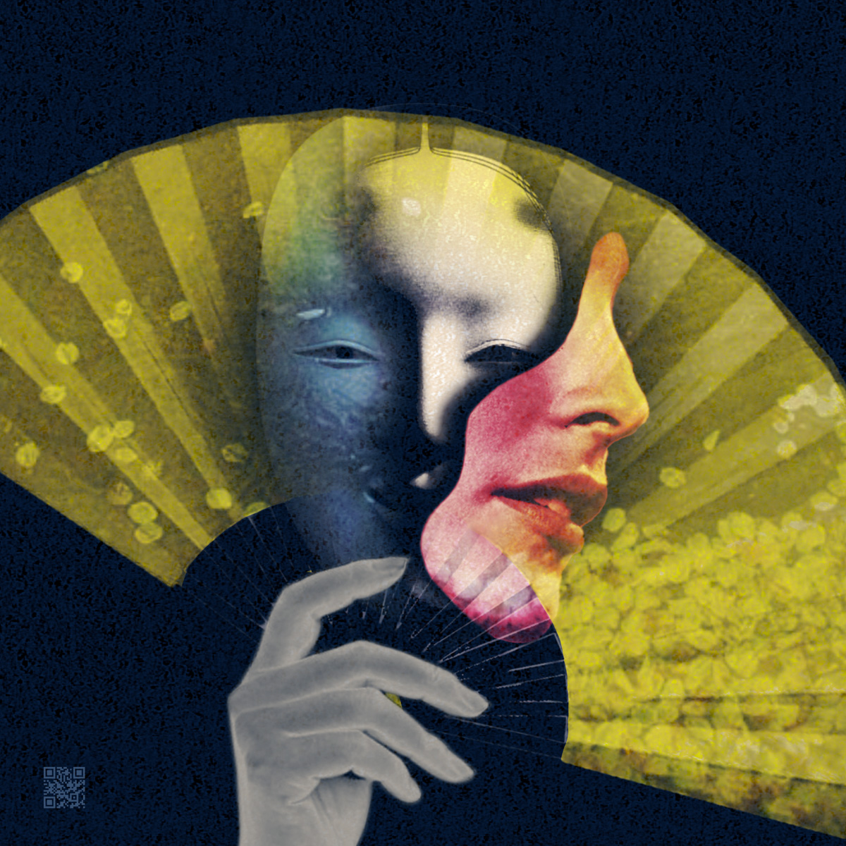 Blue Dance — digital collage by Takayuki.O