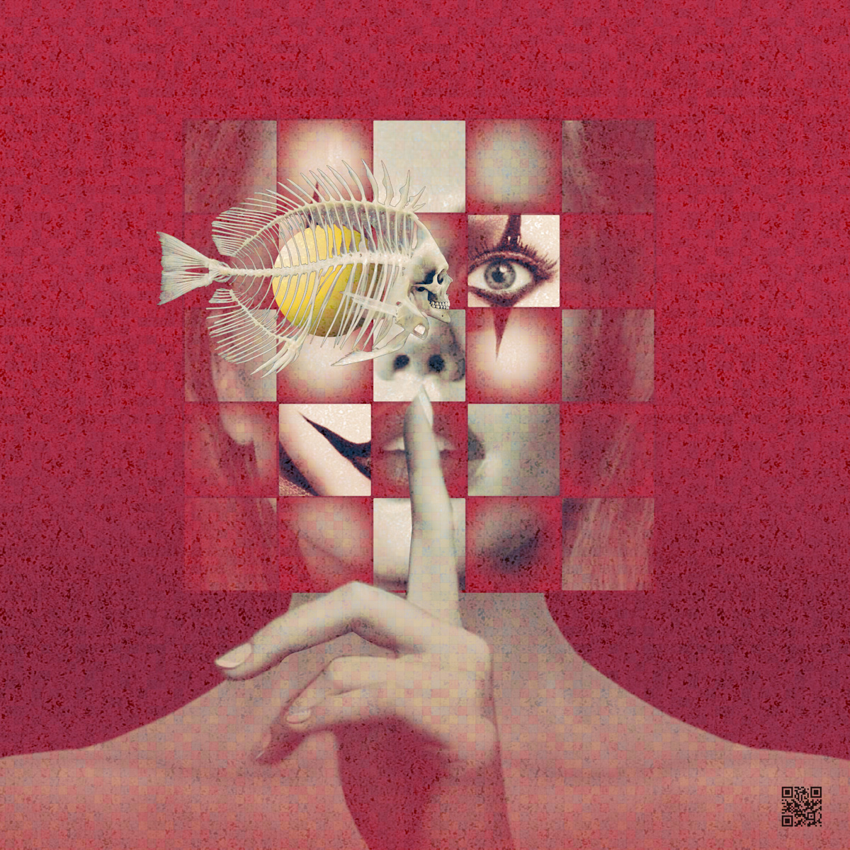 Seen Through Secret — digital collage by Takayuki.O