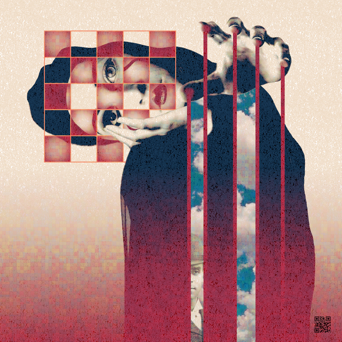 Voice — digital collage by Takayuki.O